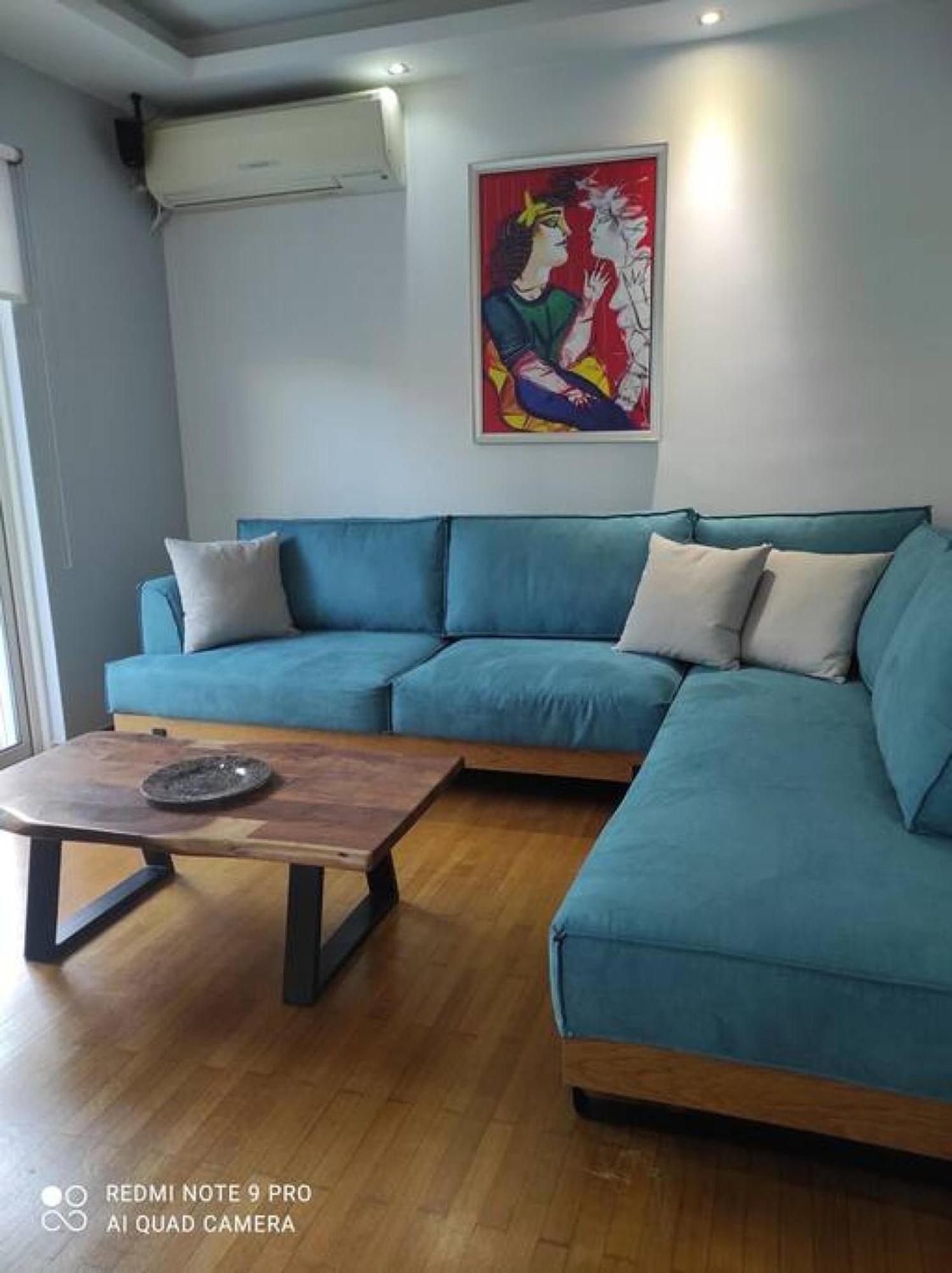 One Block From The Sea Family House At Floisvos Apartment Athena Bagian luar foto